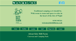 Desktop Screenshot of kitehillfarm.co.uk