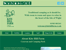 Tablet Screenshot of kitehillfarm.co.uk